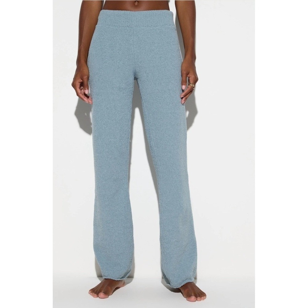NEW Spiritual Gangster Allegra Chenille Pant Ocean Fog Blue Small